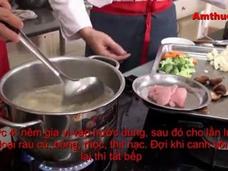 Canh bóng thập cẩm (Vào bếp cùng Sao - số 32) - tapchiamthuc.vn - amthuc.tv
