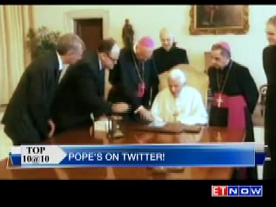 Tweeting from Vatican - Pope is on Twitter