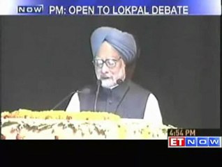 Govt open to debate on Lokpal Bill : Manmohan Singh