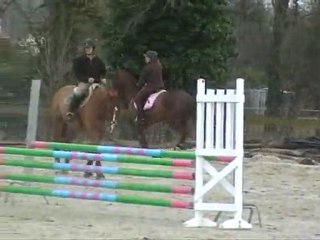 Françoise en stage de CSO (mars 2012)