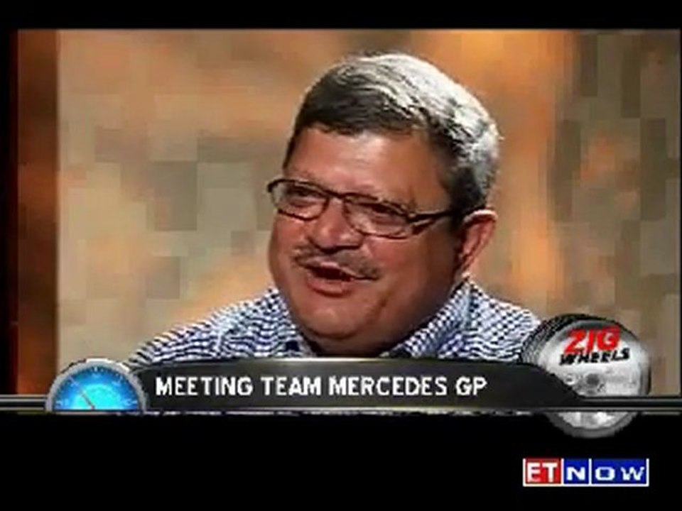 ZigWheels - Meeting Team Mercedes GP