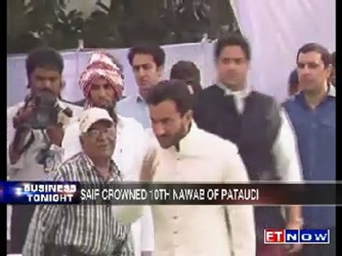Saif Ali Khan crowned 10th Nawab of Pataudi