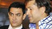 Aamir Khan Spotted With Sachin Tendulkar At An Event - Bollywood Time