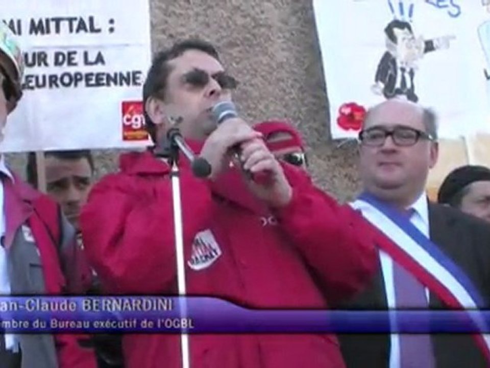 2012-03-22 - OGBL - Manifestation Arcelor-Mittal à Florange (F) à l'appel de la CGT