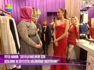 Bugün ne giysem - Feyza Özkara kulis hazırlık