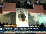 Opositor Macky Sall gana elecciones en Senegal