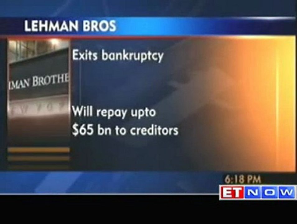 Lehman Brothers exits bankruptcy will repay creditors 65 bn