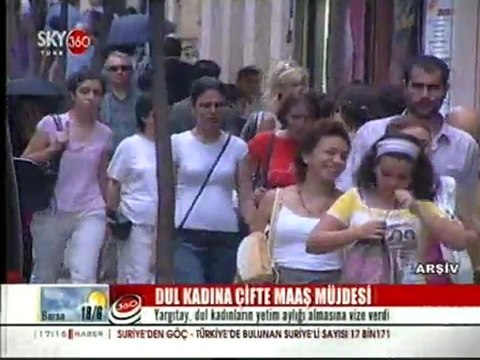 Dul Kadına Çifte Maaş Müjdesi