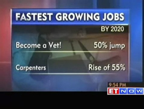 The fastest growing jobs in country