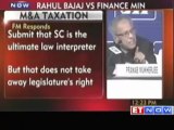 FM to Rahul Bajaj - Tax law amendments not vindictive