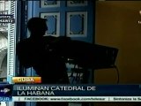 Decoran catedral de La Habana por visita del papa