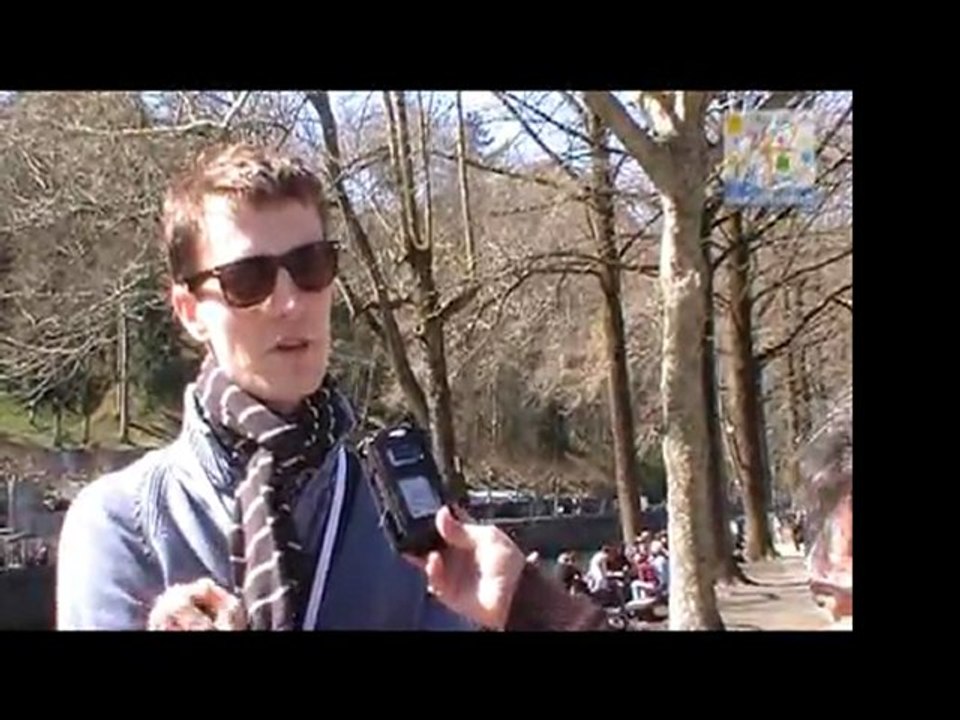 Interview de Nicolas Dumas, séminariste, lors du rassemblement des églises diocésaines à Lourdes