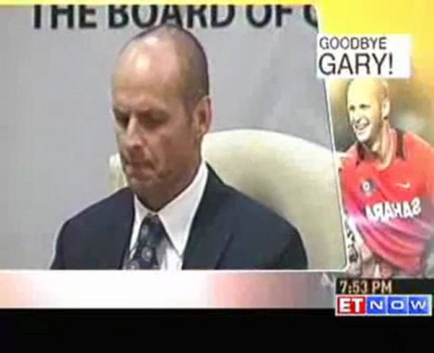 Gary Kirsten bids adieu to Team India