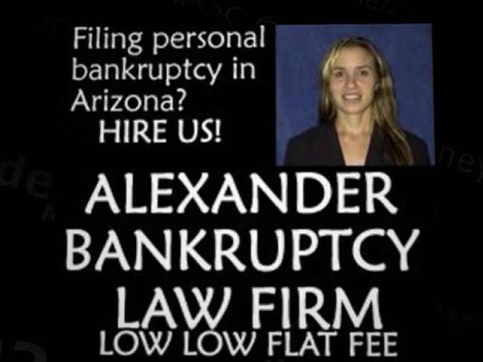 Bankruptcy Attorney Phoenix AZ | (602) 910-6812 $995 Flat Fee