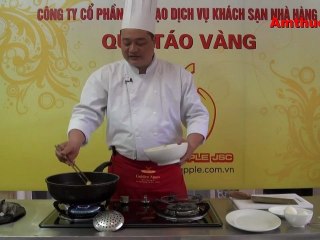 Tôm chiên trứng muối (Vào bếp cùng Sao - số 52) - tapchiamthuc.vn - amthuc.tv