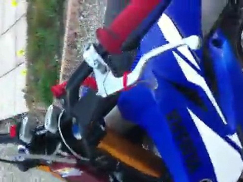 Premier demarrage top alu Yamaha Dt