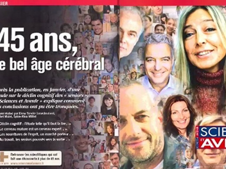Edito: 45 ans, le bel âge cérébral (Sciences et Avenir, avril 2012)