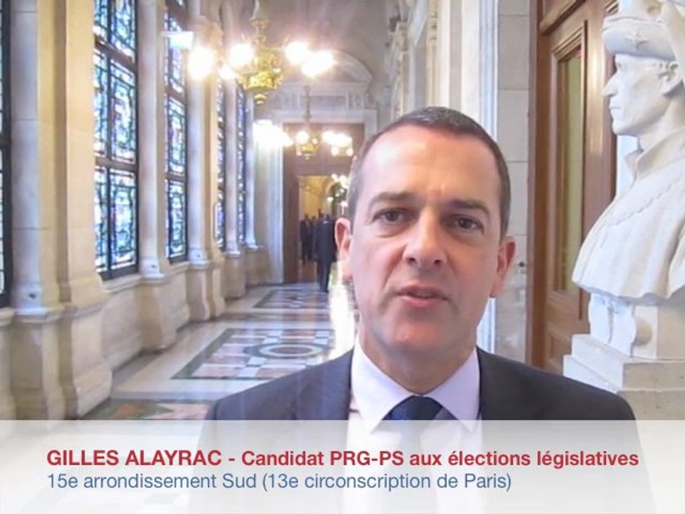 GILLES ALAYRAC 2012 - Conseil de Paris