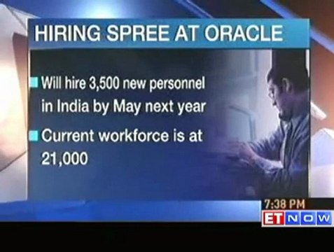 Oracle recruiting 3500 personnel for its ventures