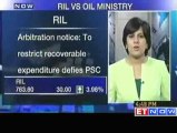 RIL sends arbitration notice on KG-D6 cost recovery