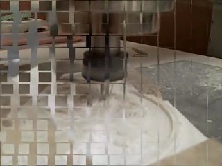 Laguna Swift CNC 2x3 carbide blade cutting Marble