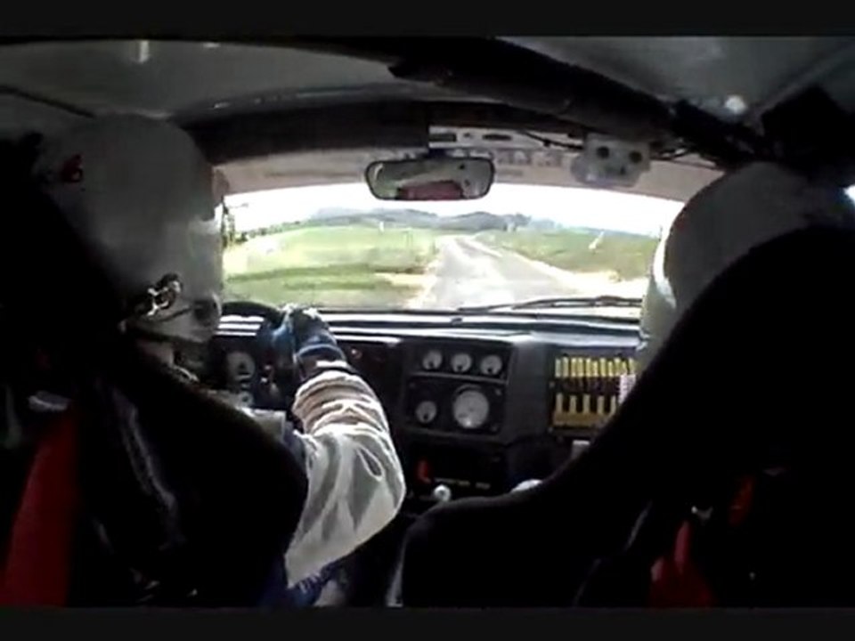 Embarquée rallye de Lillebonne es4 Thierry Bannier