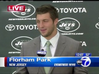 Tebow Says He's Excited to Join Jets