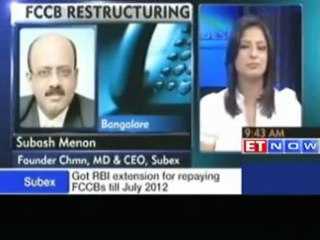 Subex gets RBI nod for extension of FCCB's