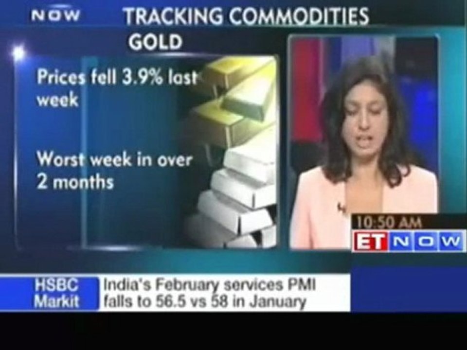 Dollar at a 2 week high hits commodity prices