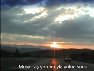İSMAİL AKÇAY  YOLUN SONU ANTALYA  DENİZLİ YOLUNDA GÜNEŞ BATARKEN YOL MANZARASI