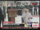 Llegada del Papa Benedicto XVI a Cuba