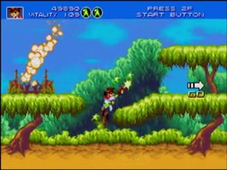 CGRundertow GUNSTAR HEROES for Sega Genesis Video Game Review