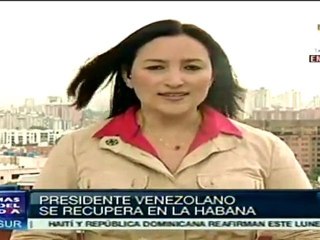 Presidente Chávez continúa su recuperación en La Habana