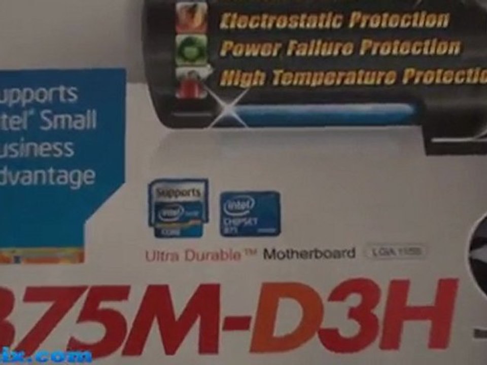 Gigabyte B75M-D3H B75 Motherboard Preview