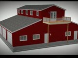 Horse Barn Plans - Monitor Garage