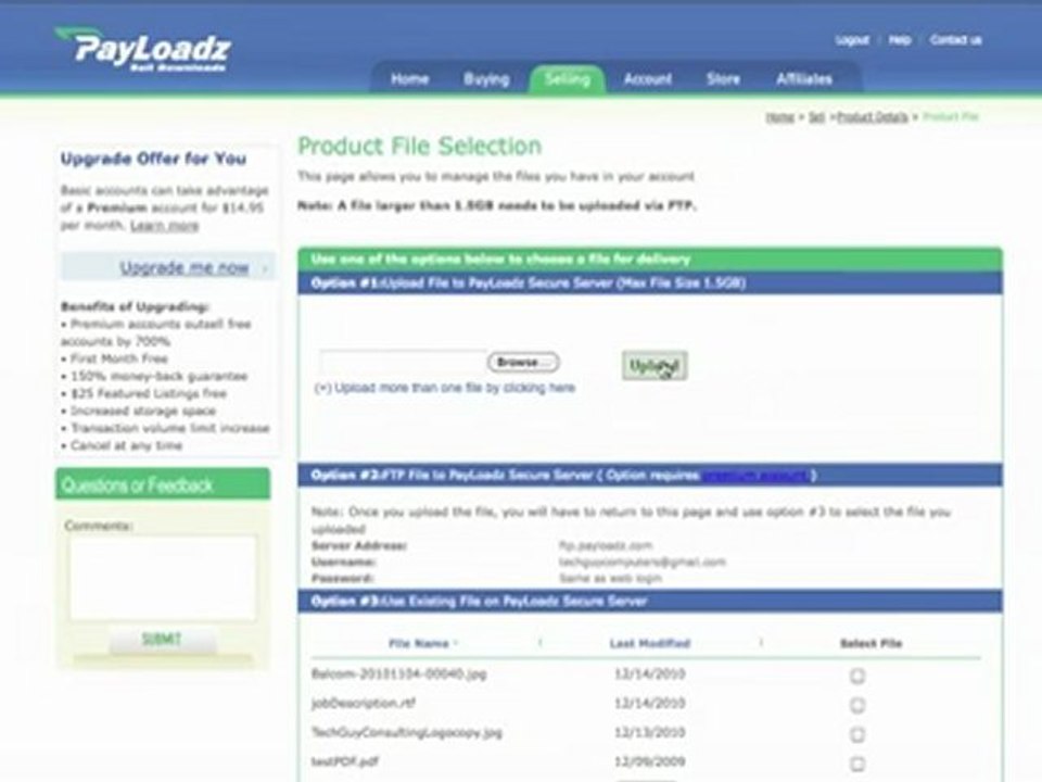 Sell PDF Files