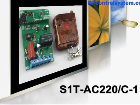 1 Channel AC110V/220V RF Toggle Remote Control Switch for Light