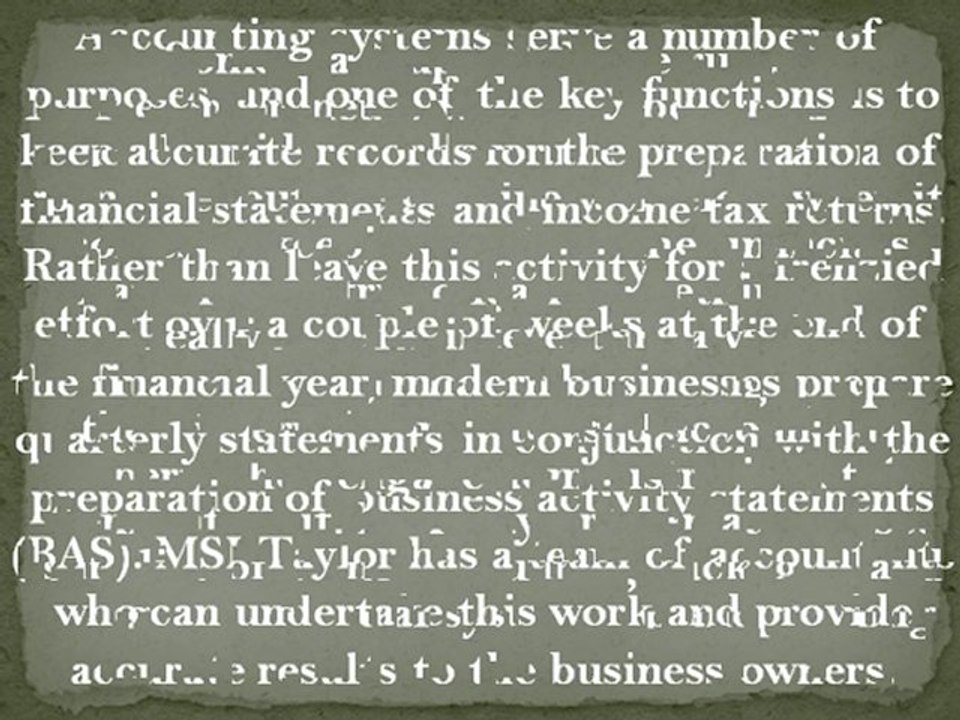 MSI Taylor – Experts in Business Accounting