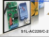 1 Channel AC110V/220V RF Wireless Remote Control Latching