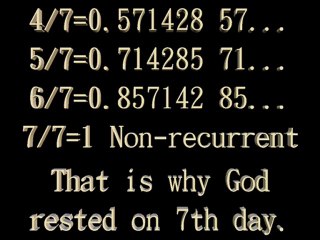 The amazing figures of God, Jesus Christ & Holy Spirit, 3 & 7. http://engfate.orgfree.com/holybible