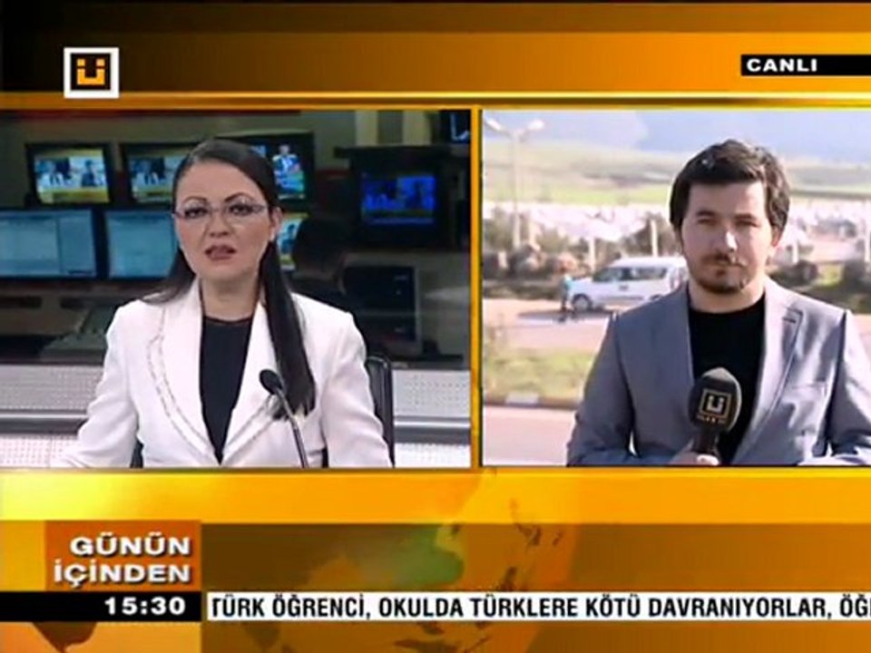23 Mart 2012 Musa ALCAN ülke tv Hatay Reyhanlı Çadırkent ten 3G ile canlı bağlantı