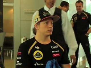 Malaysia 2012 Kimi Räikkönen Interview on Thursday Part 1/2