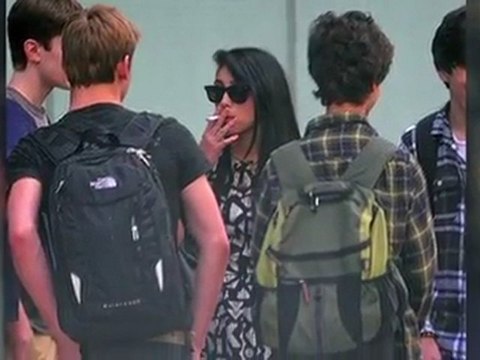 Madonna's Daughter Caught Smoking at 15