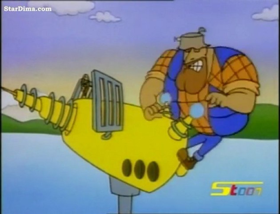 كارتون النمر الوردي - السمكة العملاقة