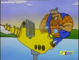 كارتون النمر الوردي - السمكة العملاقة