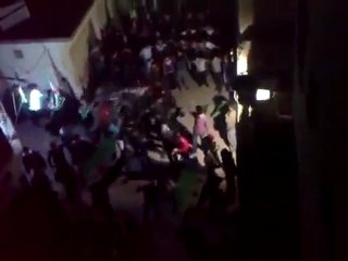 فري برس دمشق برزة مظاهرة حاشدة لثوار الحي 26 3 2012 ج2