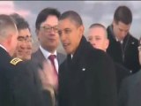 バラク・オバマ米大統領の迎接