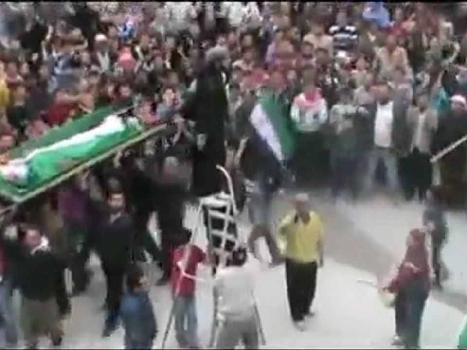 فري برس ادلب زفاف الشهيد احمد صالح الشواف معرة النعمان 26 3 2012