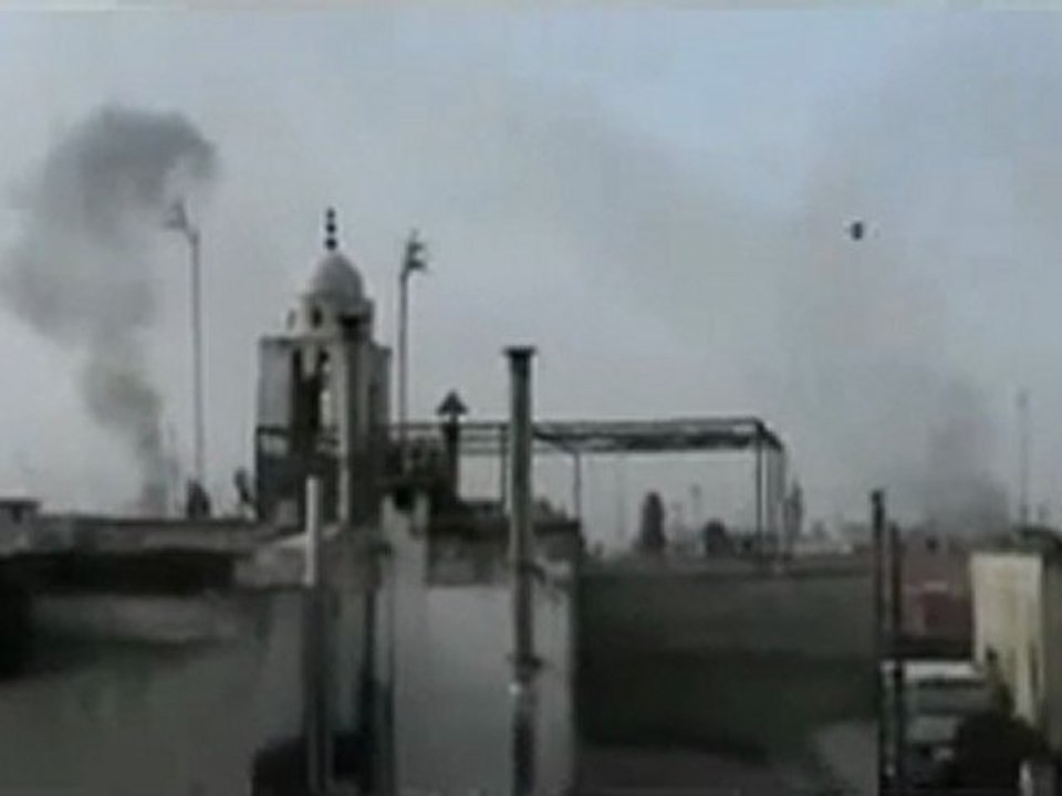 فري برس حمص القديمة بستان الديوان قصف حي بصواريخ على المنازل26 3 2012