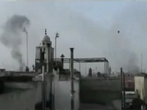 فري برس حمص القديمة بستان الديوان قصف حي بصواريخ على المنازل26 3 2012